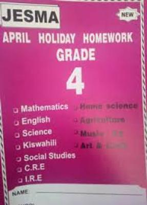 Jesma  Holiday Homework Grade 4